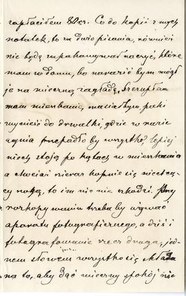 List od Zdzisława Lenartowicza do Erazma Majewskiego z dnia 9.07.1918 r. (rękopis)  strona 3