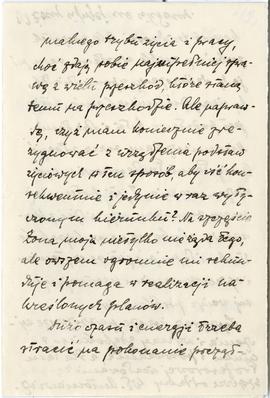 List od Włodzimierza Antoniewicza do Erazma Majewskiego (rękopis)  strona 3