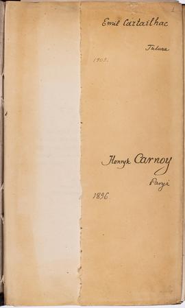 Księga korespondencyjna pt. "Listy do Erazma Majewskiego". Teka II. C-D  strona 2: awer...