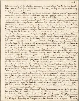 Rękopis pracy w języku niemieckim p.t. "Weltuntergang" (część IIa)  strona 6.