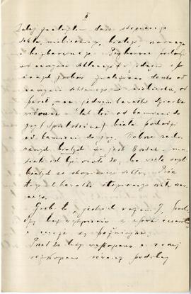 List od księdza Gibasiewicza do Erazma Majewskiego (rękopis)  strona 5