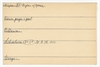 Karta stanowiska "Różan  pow. makowski  woj. warszawskie" (druk  rękopis) - strona 2