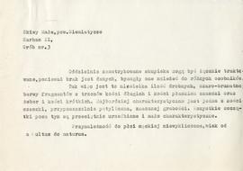 Maszynopis dokumentacji opisowej obiektów archeologicznych  na cmentarzysku kurhanowym w miejscow...