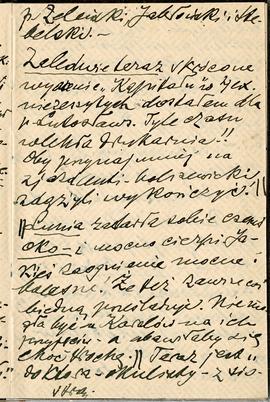 Notatnik nr 95 z odręcznymi notatkami Erazma Majewskiego z okresu od 30.12.1919 r. do 13.05.1920 ...