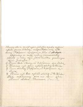 Niekompletny rękopis (brudnopis) pracy Erazma Majewskiego: "Obrawszy sobie za punkt wyjścia ...