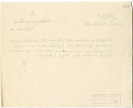 Rękopis. Pismo konserwatora Michała Drewko z dnia 4 października 1926 r. do Państwowej Kasy Chory...