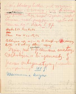 Notatki Erazma Majewskiego dot. pracy pt.: „Materiały do pochodzenia człowieka”, strona: "Ca...