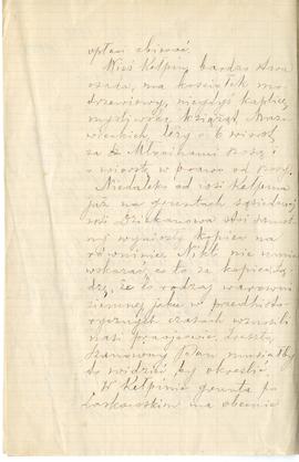 List (rękopis) od Kazimierza Kuberskiego do Erazma Majewskiego  strona 2