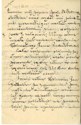 List od Antoniego Łukasiewicza do Erazma Majewskiego (rękopis)  strona 2