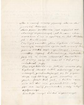 List od Bronisława Jasińskiego do Erazma Majewskiego (rękopis)  strona 6