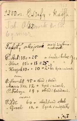 Notes nr 15 z wpisami odręcznymi Erazma Majewskiego z okresu 30.12.1882 r.- 08.08.1883 r.  strona.