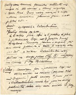 Zbiór odręcznych notatek Józefa Żurowskiego dotyczących literatury do pracy doktorskiej pt. Wykop...