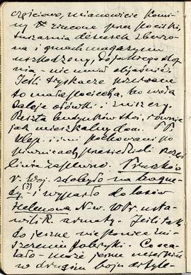 Notatnik nr 78 z odręcznymi notatkami Erazma Majewskiego cd. z dn. 15.10.1914 r.  dot. bitwy w Pr...