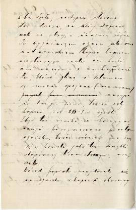 List od księdza Gibasiewicza do Erazma Majewskiego (rękopis)  strona 2