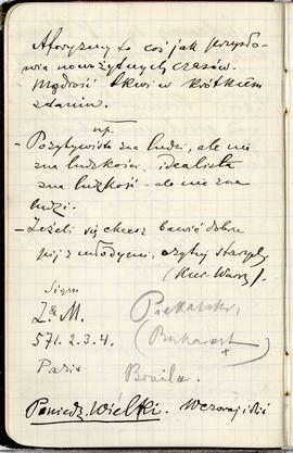 Notes nr  49 z wpisami odręcznymi  Erazma Majewskiego z okresu 08.03.1896 r.-20.07.1896 r.  strona.
