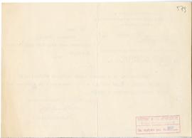 Maszynopis. Pismo Ministerstwa Wyznań Religijnych i Oświecenia Publicznego nr IVN.5007/29 z dn. 1...