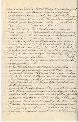 List od Emila Waydel do Erazma Majewskiego oraz kopia testamentu Józefa Choynowskiego (rękopis)  ...