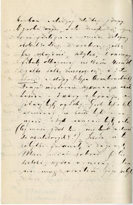 List od księdza Gibasiewicza do Erazma Majewskiego (rękopis)  strona 6