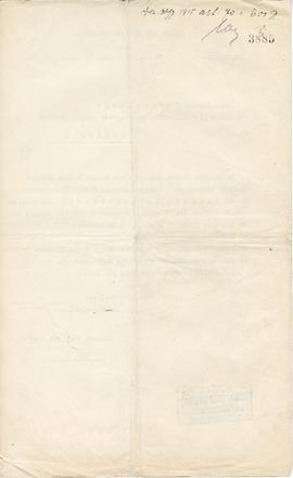 Maszynopis pisma Galicyjskiego Wydziału Krojowego w Białej do Józefa Żurowskiego z dnia 23.07.191...