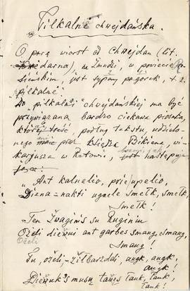 List od Adama Jaczynowskiego do Erazma Majewskiego (rękopis)  strona 3