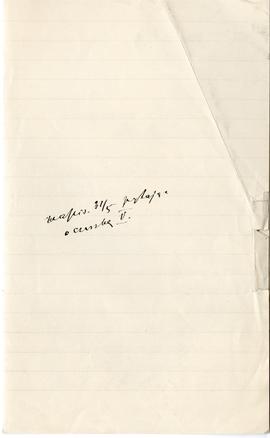 List od Aleksandra Bydłowskiego do Erazma Majewskiego (rękopis)  strona 3