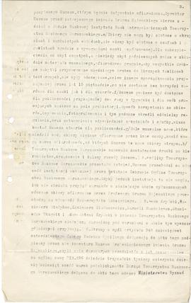 Pismo (maszynopis) - akt darowizny zbiorów MEM Towarzystwu Naukowemu Warszawskiemu z 03.06.1921 r...