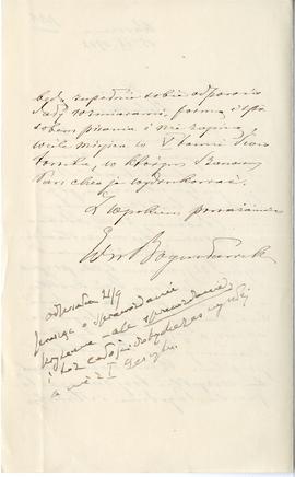 List od Edwarda Bogusławskiego do Erazma Majewskiego (rękopis)  strona 2
