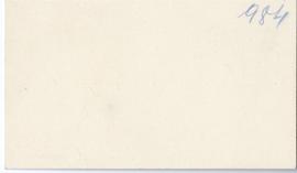 Bilet wizytowy Wojciecha Kętrzyńskiego z jego odręcznymi notatkami, strona 2