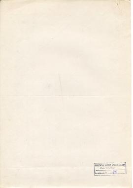 Rysunek odręczny jbw. Gródek  pow. Równe  pole "Nad Rudnikiem". Plan jamy grobowej szki...