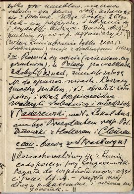 Notatnik nr 92 z odręcznymi notatkami Erazma Majewskiego z okresu od 25.12.1918 r. do czerwca 191...