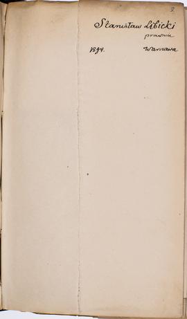 Księga korespondencyjna pt. "Listy do Erazma Majewskiego". Teka VI. L-Ł  strona 10: awe...