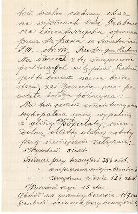 List od Feliksa Grodzkiego do Erazma Majewskiego (rękopis)  strona 2