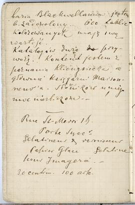 Notes nr 32 z wpisami odręcznymi  Erazma Majewskiego z okresu od 11.06.1888 r. - 06.06.1889 r.  s...