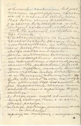 List od Emila Waydel do Erazma Majewskiego oraz kopia testamentu Józefa Choynowskiego (rękopis)  ...