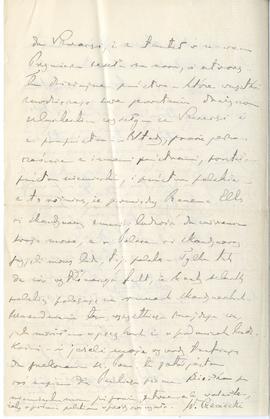 List od Wandalina Czarneckiego do Erazma Majewskiego (rękopis)  strona 8