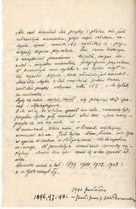 List od Ludwika Licińskiego do Erazma Majewskiego z dnia 13.10.1904 r. (rękopis)  strona 2