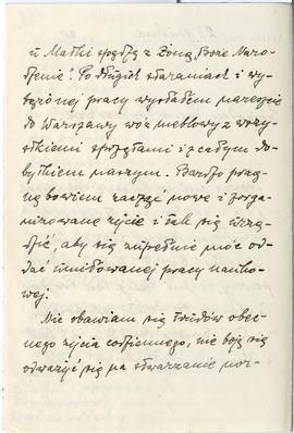 List od Włodzimierza Antoniewicza do Erazma Majewskiego (rękopis)  strona 2