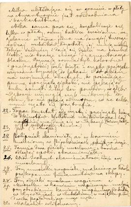 Rękopis pracy pt.: „Spis zbioru kamieni i skamieniałości Stanisławy z Drohojowskich Korczak-Popła...