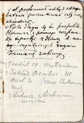 Notes nr 45 z wpisami odręcznymi  Erazma Majewskiego z okresu od 31.05.1894 r.-20/21.02.1895 r.  ...