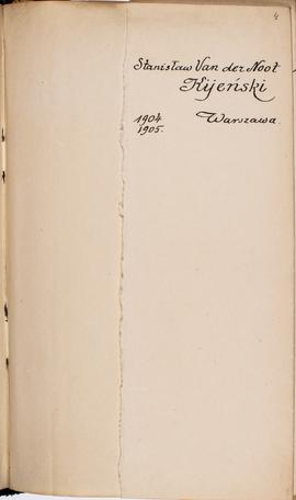 Księga korespondencyjna pt. "Listy do Erazma Majewskiego". Teka V   K - dokończenie, aw...