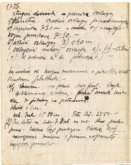 Odręczne notatki Józefa Żurowskiego pt. "Historja wykopaliska w Jakuszowicach" sporządz...