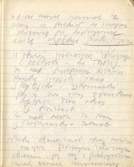 Zeszyt Józefa Żurowskiego "Prahistorja (R. I. p. II. B.)" z okresu studiów na UJ zapisa...