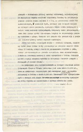 Maszynopis. Pismo Ludwika Sawickiego do Ministra Robót Publicznych z dnia 25 sierpnia 1926 r. - p...