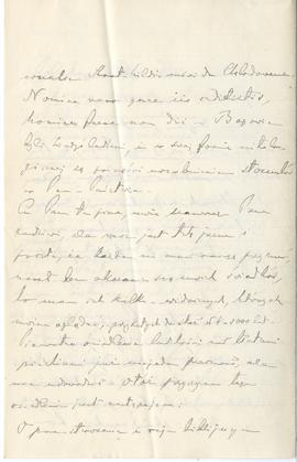 List od Wandalina Czarneckiego do Erazma Majewskiego (rękopis)  strona 4