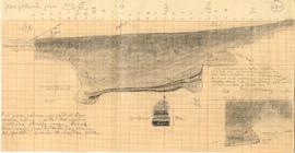 Rysunek odręczny wbw. Gródek  pow. Równe  pole "Nad Rudnikiem". Piekarnia piąta  profil...