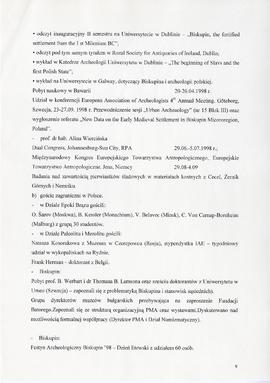 Państwowe Muzeum Archeologiczne w Warszawie. Sprawozdanie z działalności w roku 1998.  Maszynopis...
