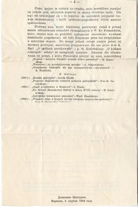 Druk reklamowy kwartalnika "Ekonomista" (druk)  strona 2