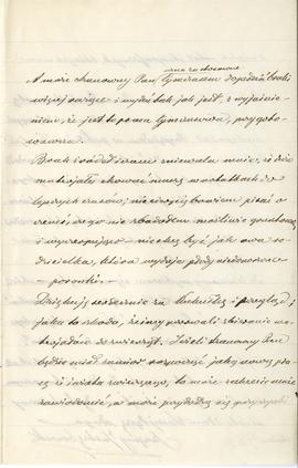 List od Szczęsnego Jastrzębowskiego do Erazma Majewskiego (rękopis)  strona 3