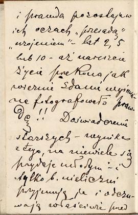 Notes nr 21 z wpisami odręcznymi  Erazma Majewskiego z okresu 01.12.1884 r.-15.05.1885 r.  strona.
