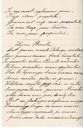 List od Marii Butrymówny do Erazma Majewskiego (rękopis)  strona 2